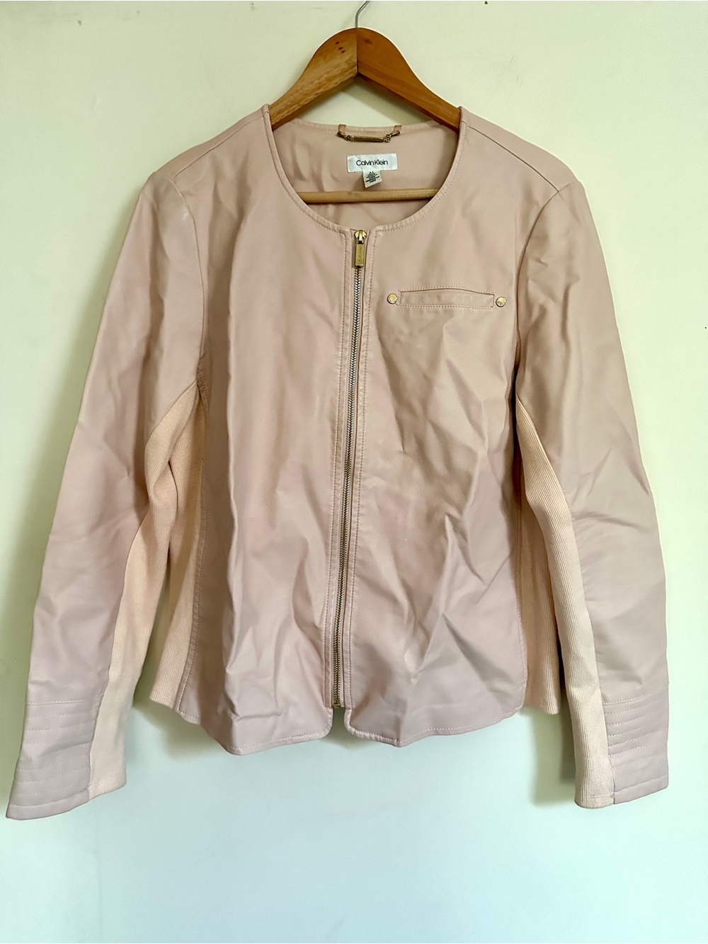 Calvin Klein Faux Leather Jacket